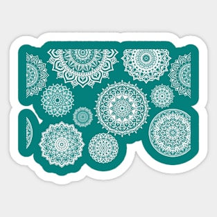 circle mandalas Sticker